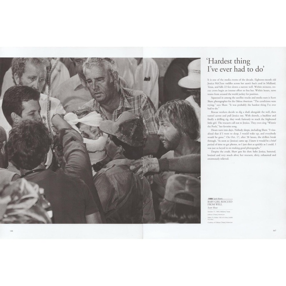 Vintage Magazine Print 1988 Pulitzer Prize Baby Jessica Rescue Scott Shaw